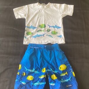 Swim Trunks and Shirt